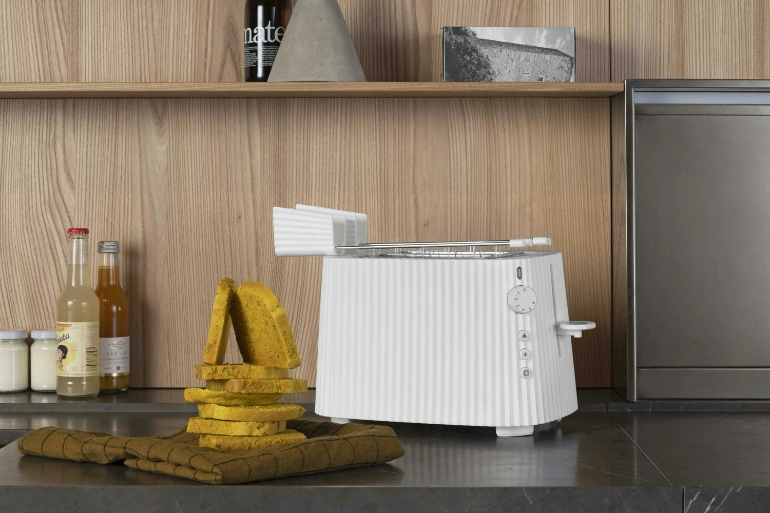 Alessi Plisse Gitter, Weiß 2 Alessi Plisse Gitter, Weiß – Bild 2