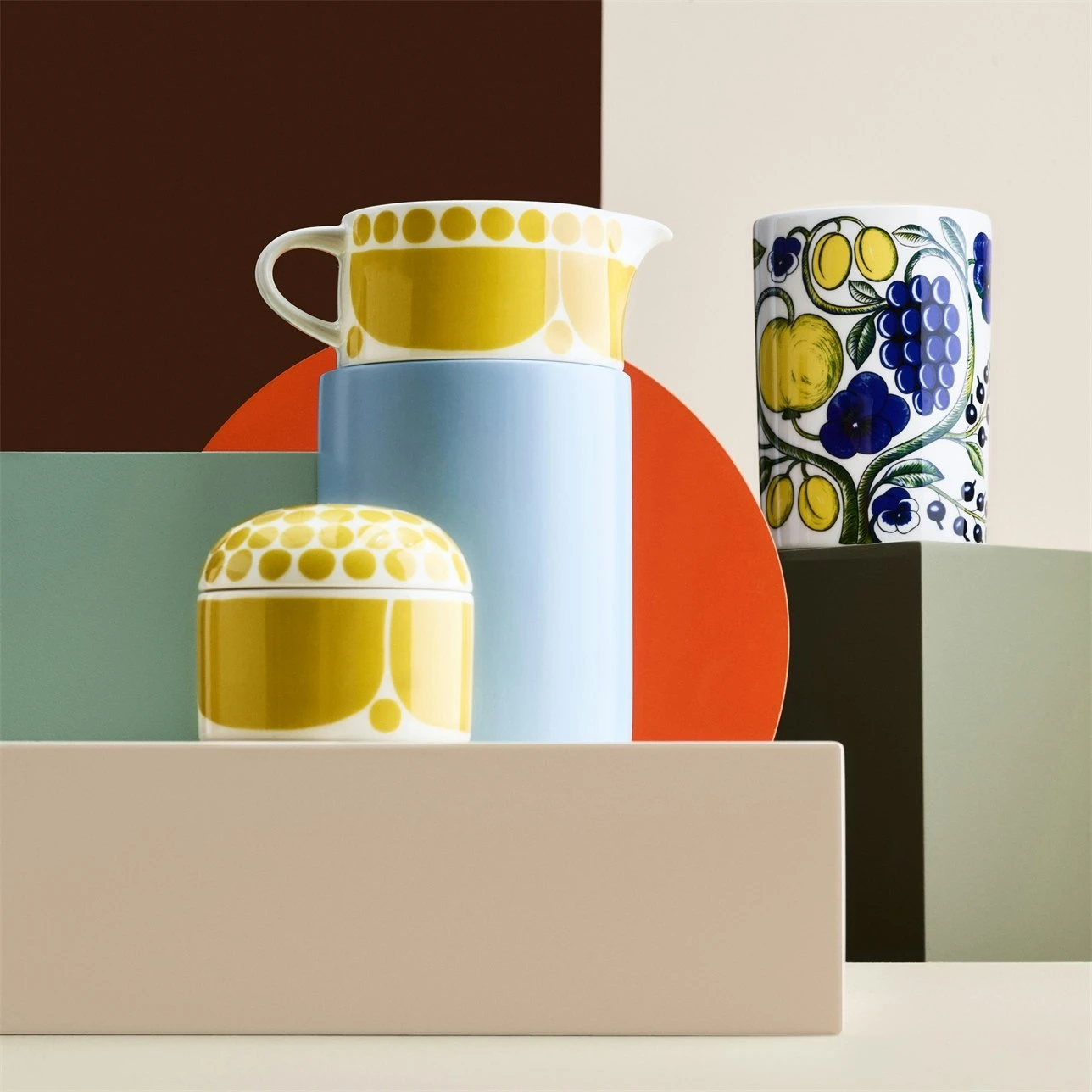 Arabia Sunnuntai Dose Mit Deckel, 25 Cl 2 Arabia Sunnuntai Dose Mit Deckel, 25 Cl – Bild 2