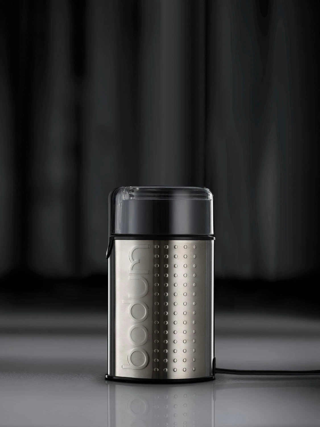 Bodum Bistro Kaffeemühle Elektrisch Matt Chrom 2 Bodum Bistro Kaffeemühle Elektrisch Matt Chrom – Bild 2