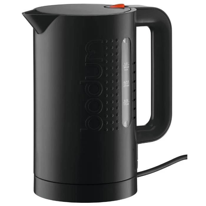 Bodum BISTRO Wasserkocher 1 L, Schwarz 1 Bodum BISTRO Wasserkocher 1 L, Schwarz
