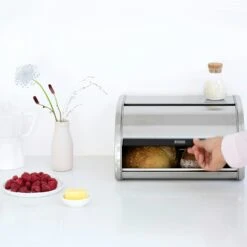 Brabantia Roll Topp Brotbox Medium, Matt Steel 11 Brabantia Roll Topp Brotbox Medium, Matt Steel -Deutschland Kochzauber Verkaufs-Shop brabantia roll topp brotbox small weiss 5