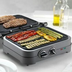 Cuisinart Griddler Elite Multifunktionsgrill, Stahlgrau -Deutschland Kochzauber Verkaufs-Shop cuisinart griddler elite multifunktionsgrill stahlgrau 4