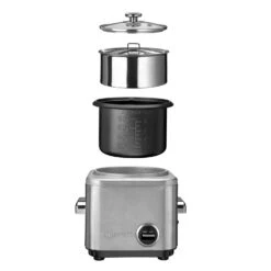 Cuisinart Reiskocher, Stahlgrau/ 0,95 L -Deutschland Kochzauber Verkaufs-Shop cuisinart reiskocher stahlgrau 2