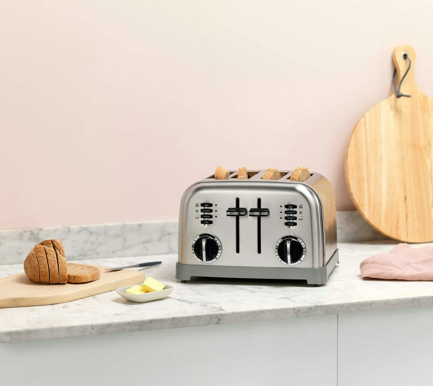 Cuisinart Core Collection Toaster 4 Slices, Steel Grey 2 Cuisinart Core Collection Toaster 4 Slices, Steel Grey – Bild 2