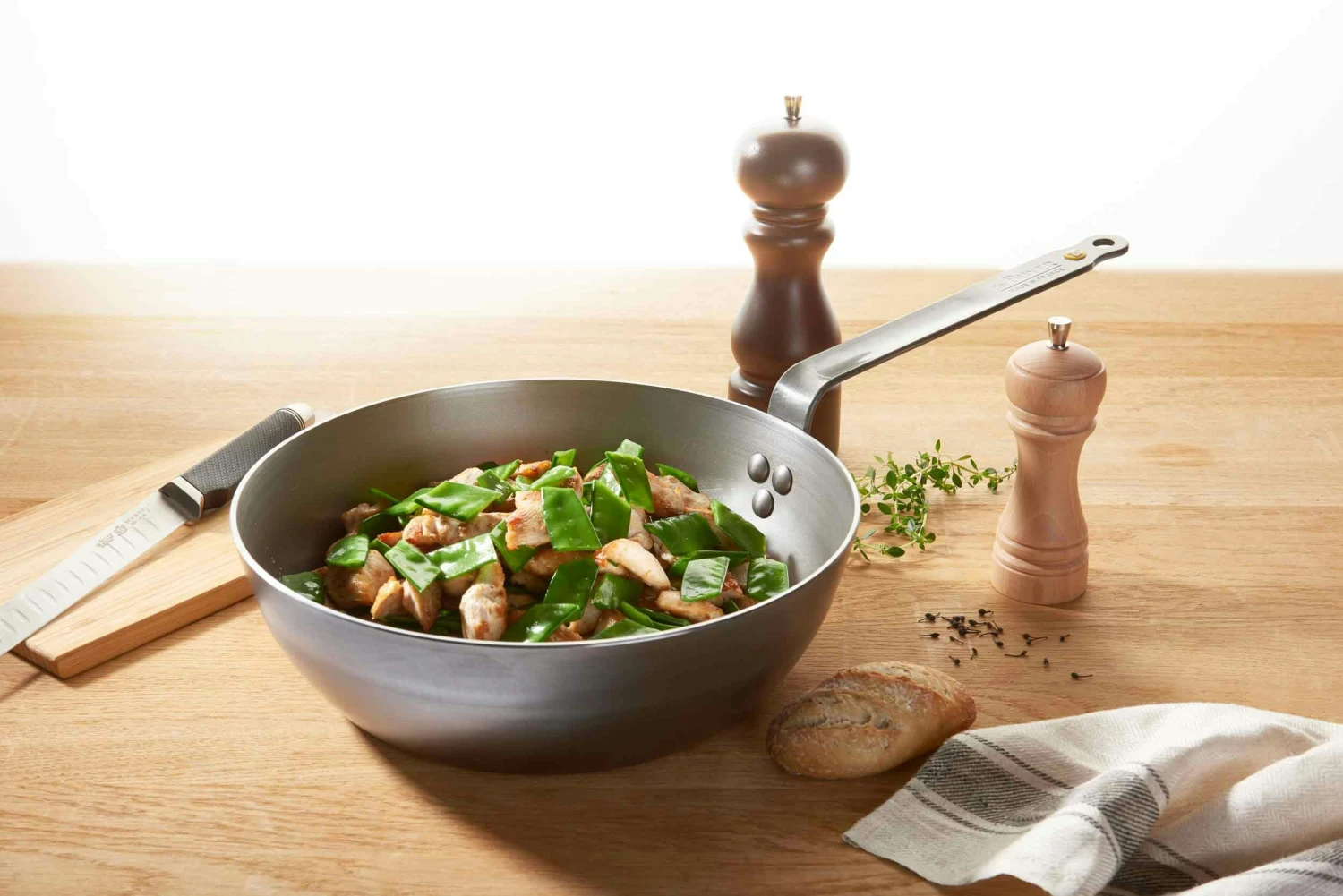 De Buyer Mineral B Country Bratpfanne, 24 Cm 2 De Buyer Mineral B Country Bratpfanne, 24 Cm – Bild 2