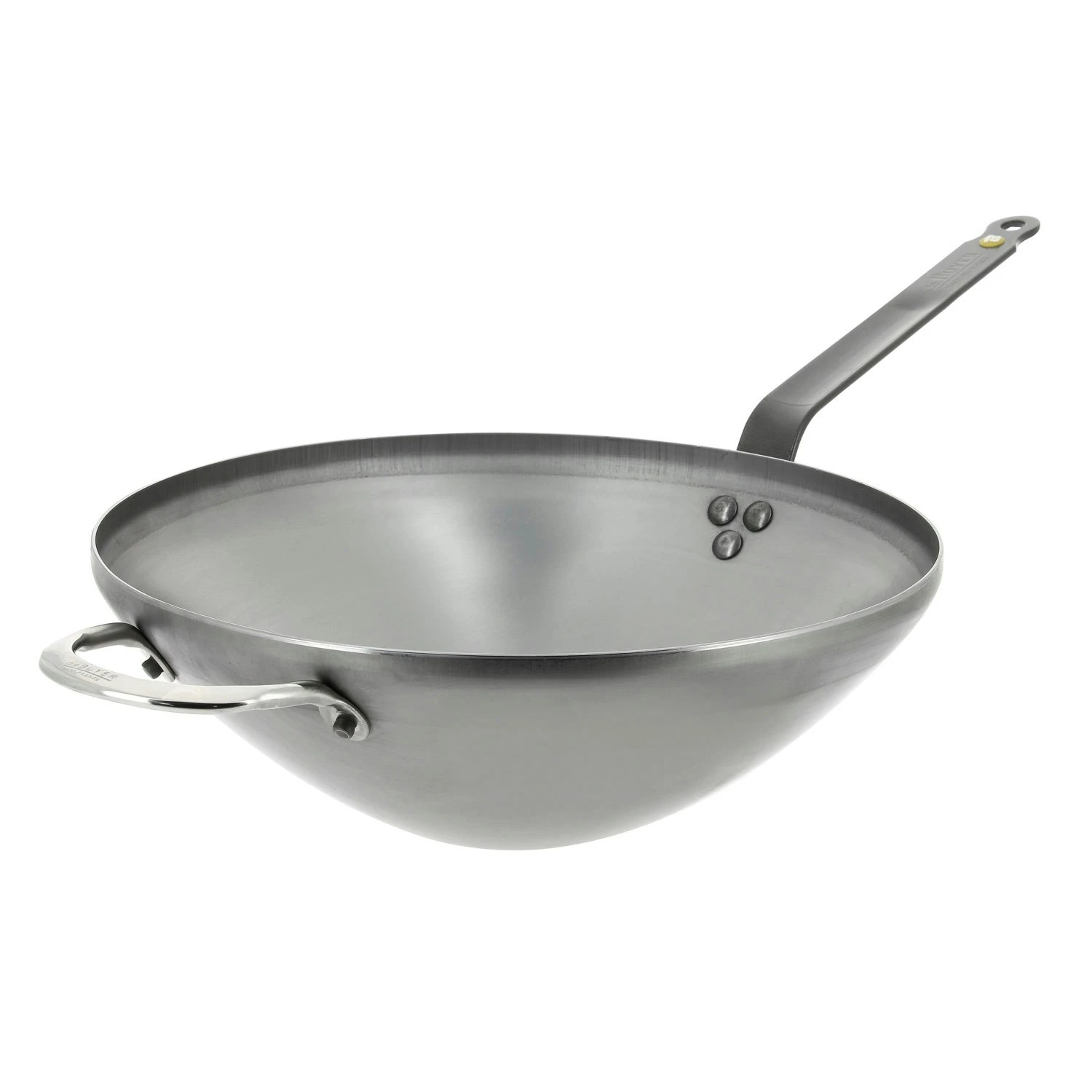De Buyer Mineral B Element Wok Pan With Extra Handle Ø40 Cm 1 De Buyer Mineral B Element Wok Pan With Extra Handle Ø40 Cm