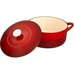 Denby Pomegranate Gusseisentopf Rund Ø24 Cm, Rot -Deutschland Kochzauber Verkaufs-Shop denby cast iron round casserole 24 cm 12
