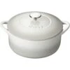Denby Natural Canvas Gusseisentopf Rund Ø24 Cm, Weiß