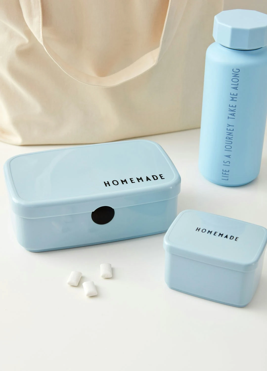 Design Letters Brotdose, Hellblau 2 Design Letters Brotdose, Hellblau – Bild 2