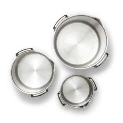 EGO Stapelbares Kochtopfset, Edelstahl -Deutschland Kochzauber Verkaufs-Shop ego ego stapelbares kochtopfset edelstahl 2