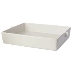 Ernst Ofenform Steingut Weiß Sand, 34 Cm