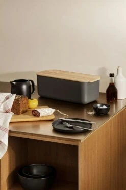 Eva Solo Brotkorb, Schwarz, Elephant Grey -Deutschland Kochzauber Verkaufs-Shop eva solo brotkorb mit deckel 8