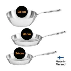 Fiskars All Steel Pure Wok-Pfanne 28 Cm -Deutschland Kochzauber Verkaufs-Shop fiskars all steel pure wok 28 cm 3