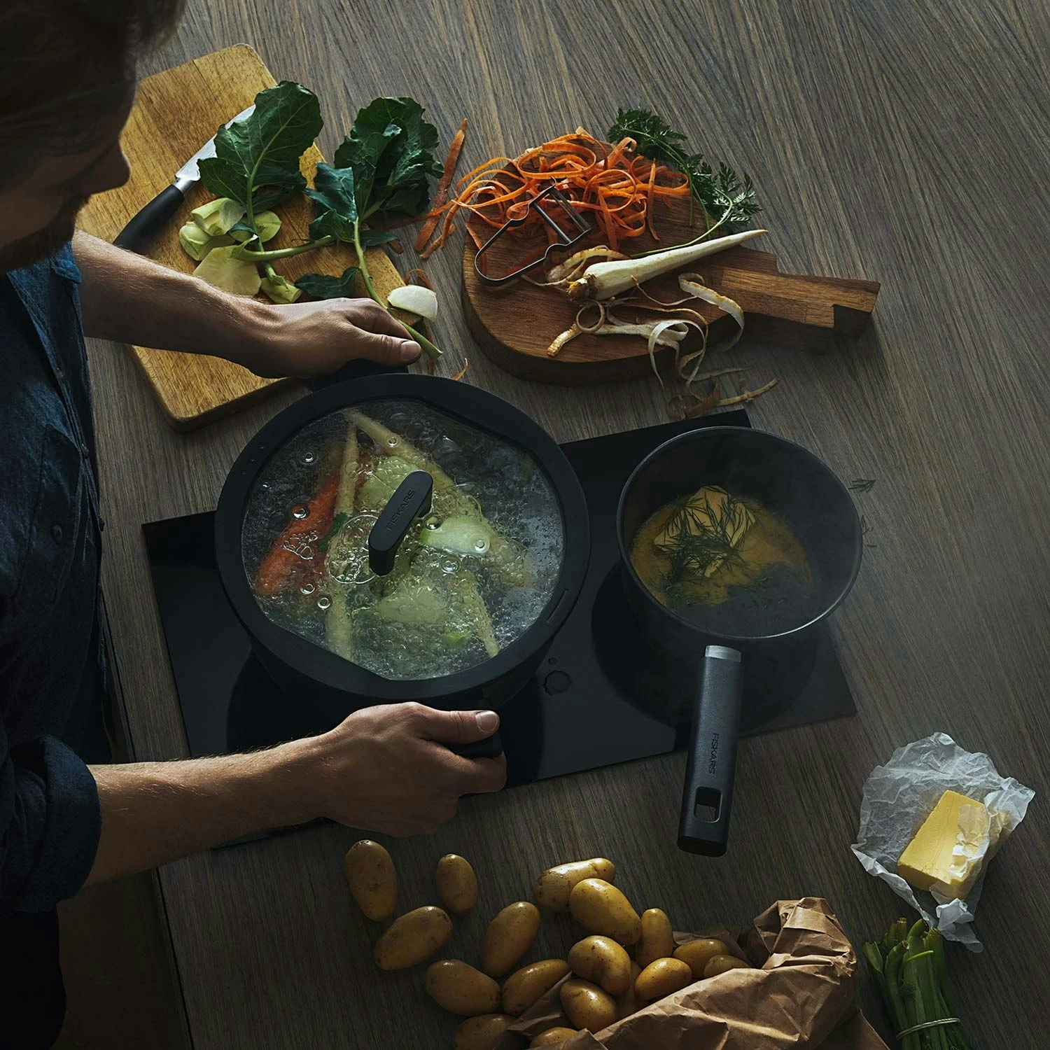 Fiskars Hard Face Kasserolle, 1,8 L 3 Fiskars Hard Face Kasserolle, 1,8 L – Bild 3