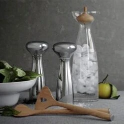 Georg Jensen Alfredo Salz- Und Pfeffermühle, Edelstahl -Deutschland Kochzauber Verkaufs-Shop georg jensen alfredo salz und pfeffermuhle edelstahl 4
