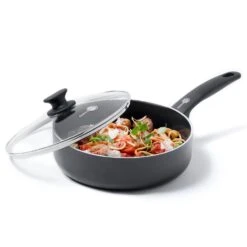 Greenpan Cambridge Sautierpfanne Mit Deckel, 24cm -Deutschland Kochzauber Verkaufs-Shop greenpan cambridge sautierpfanne mit deckel 24cm 1