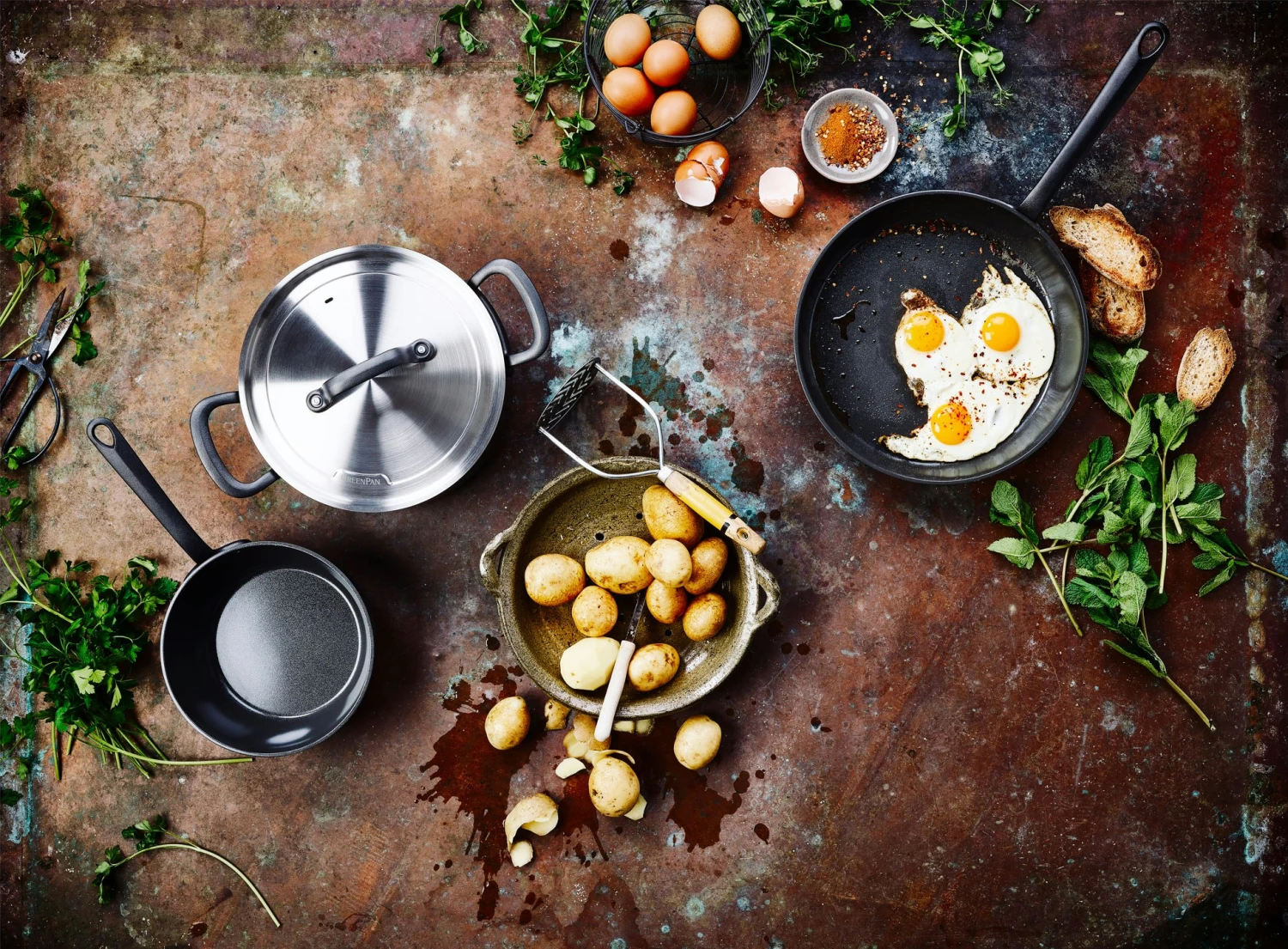 Greenpan Craft Kasserolle Mit Deckel 24 Cm / 4,9 L 6 Greenpan Craft Kasserolle Mit Deckel 24 Cm / 4,9 L – Bild 6