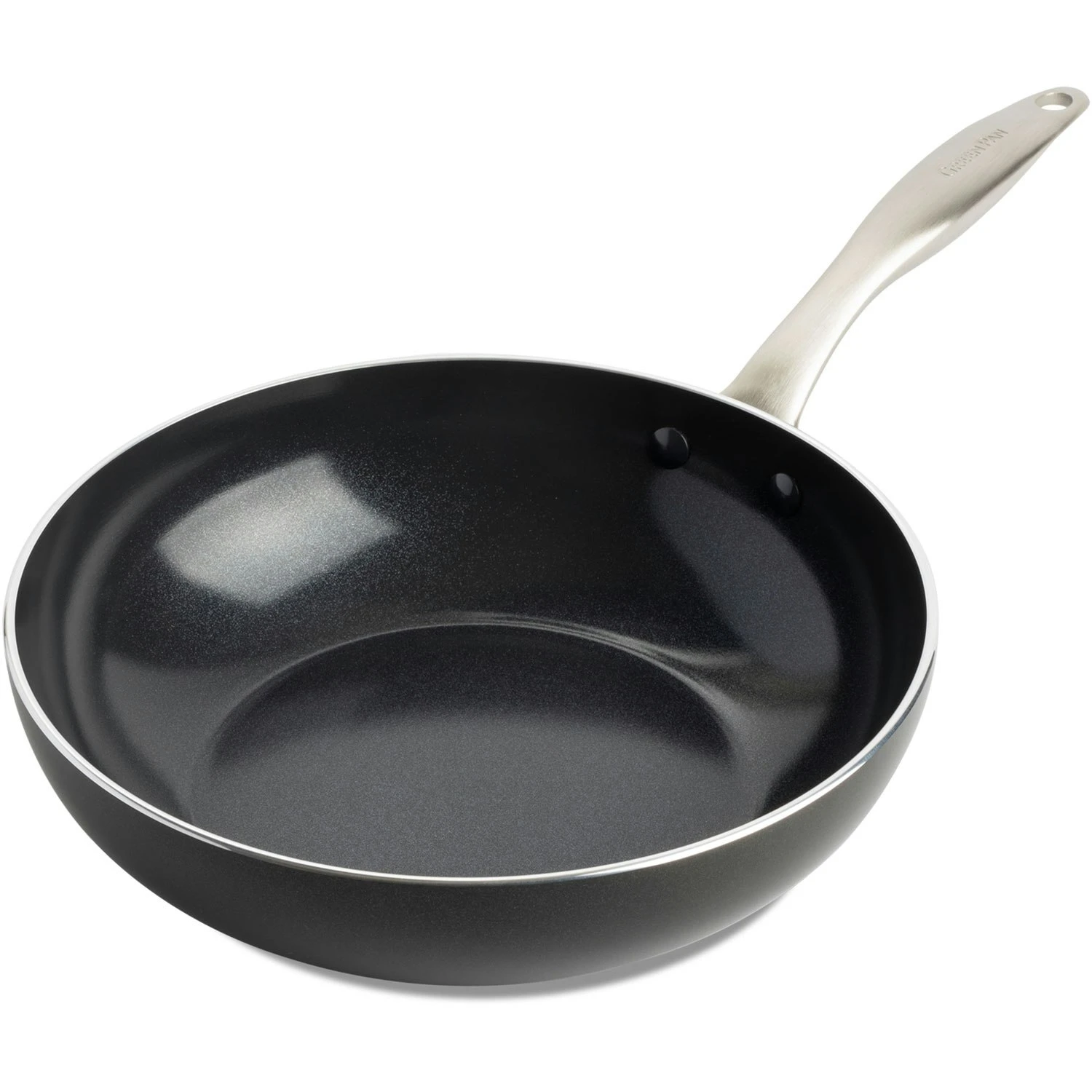 Greenpan Royal Wok-Pfanne 28 Cm Schwarz 1 Greenpan Royal Wok-Pfanne 28 Cm Schwarz