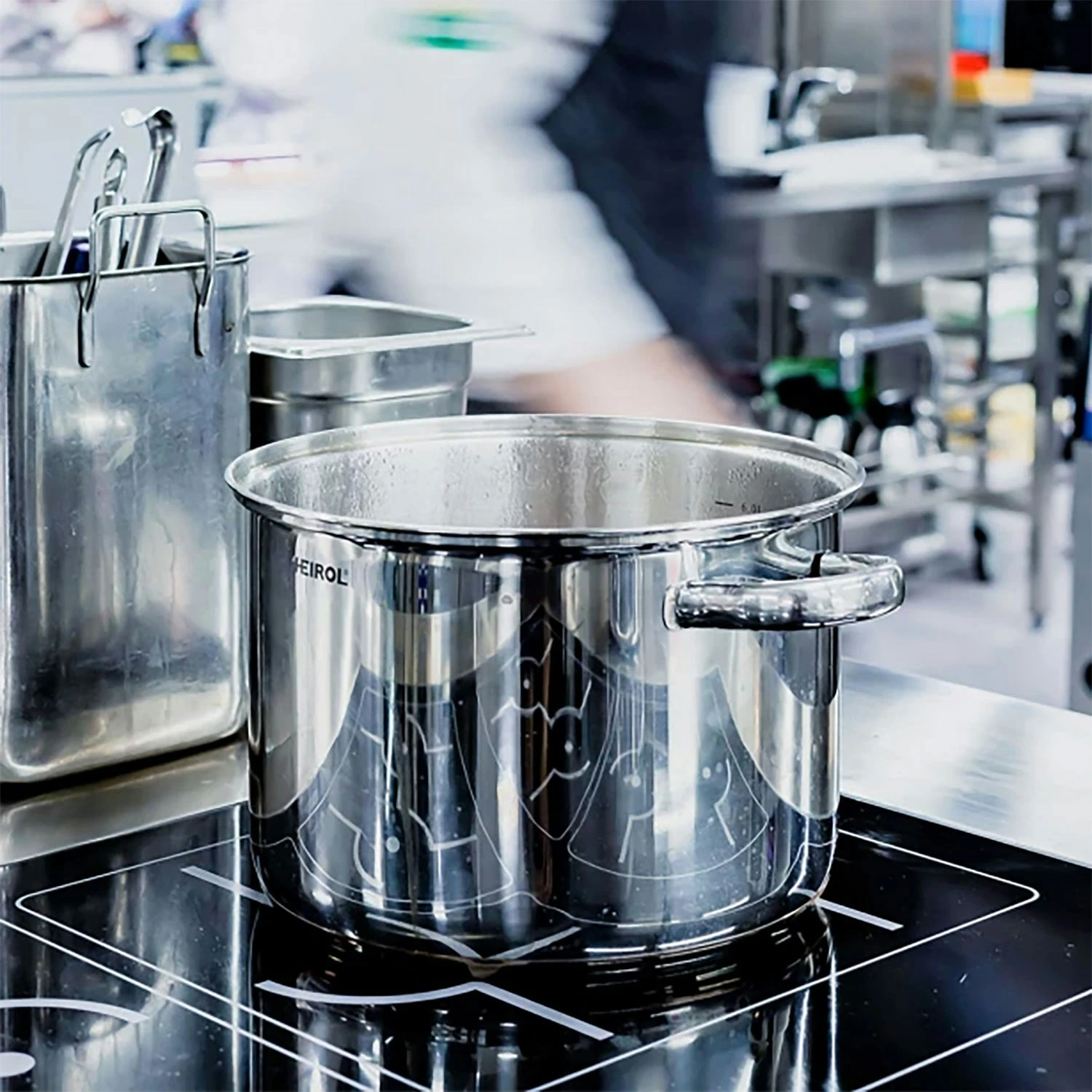 Heirol Kasserolle Mit Glasdeckel 24 Cm 7,5 L 4 Heirol Kasserolle Mit Glasdeckel 24 Cm 7,5 L – Bild 4