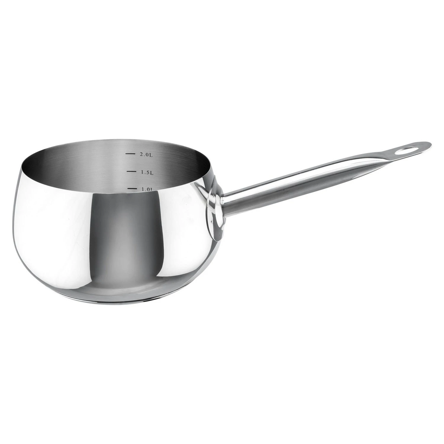 Heirol Pro Belly Kasserolle Stahl Mit Glasdeckel 2 L 3 Heirol Pro Belly Kasserolle Stahl Mit Glasdeckel 2 L – Bild 3