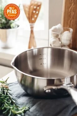 Heirol Steely Classic Kasserolle / Sauteuse 20 Cm 5 Heirol Steely Classic Kasserolle / Sauteuse 20 Cm -Deutschland Kochzauber Verkaufs-Shop heirol steely sauce stainless steel saucepan 2