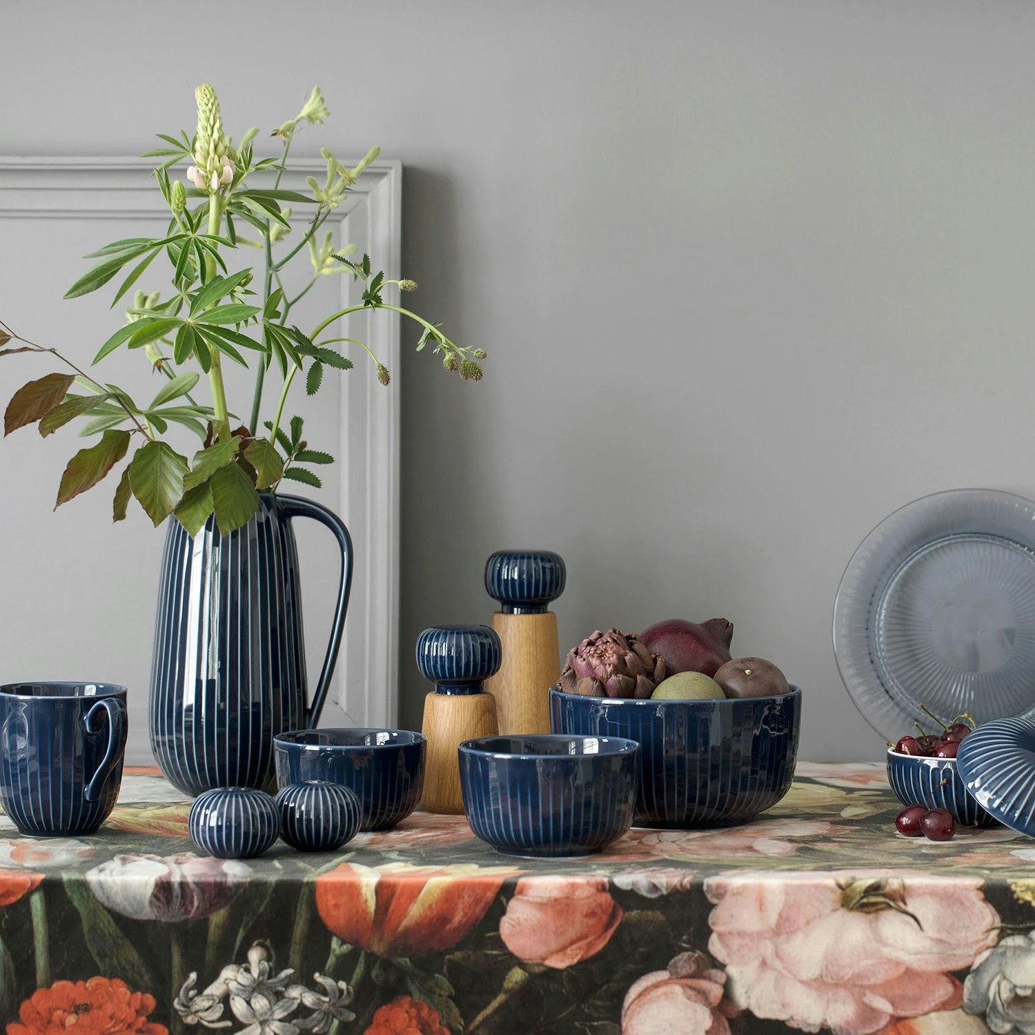 Kähler Hammershøi Kräutermühle Large, Dunkelgrün 6 Kähler Hammershøi Kräutermühle Large, Dunkelgrün – Bild 6