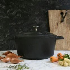 Kitchen Craft MasterClass Kasserolle Schwarz, 4 L 11 Kitchen Craft MasterClass Kasserolle Schwarz, 4 L -Deutschland Kochzauber Verkaufs-Shop kitchen craft masterclass casserole black 12