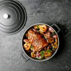 Kitchen Craft MasterClass Kasserolle Schwarz, 5 L 7 Kitchen Craft MasterClass Kasserolle Schwarz, 5 L -Deutschland Kochzauber Verkaufs-Shop kitchen craft masterclass casserole black 15