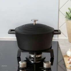 Kitchen Craft MasterClass Kasserolle Schwarz, 2,5 L 8 Kitchen Craft MasterClass Kasserolle Schwarz, 2,5 L -Deutschland Kochzauber Verkaufs-Shop kitchen craft masterclass casserole black 3