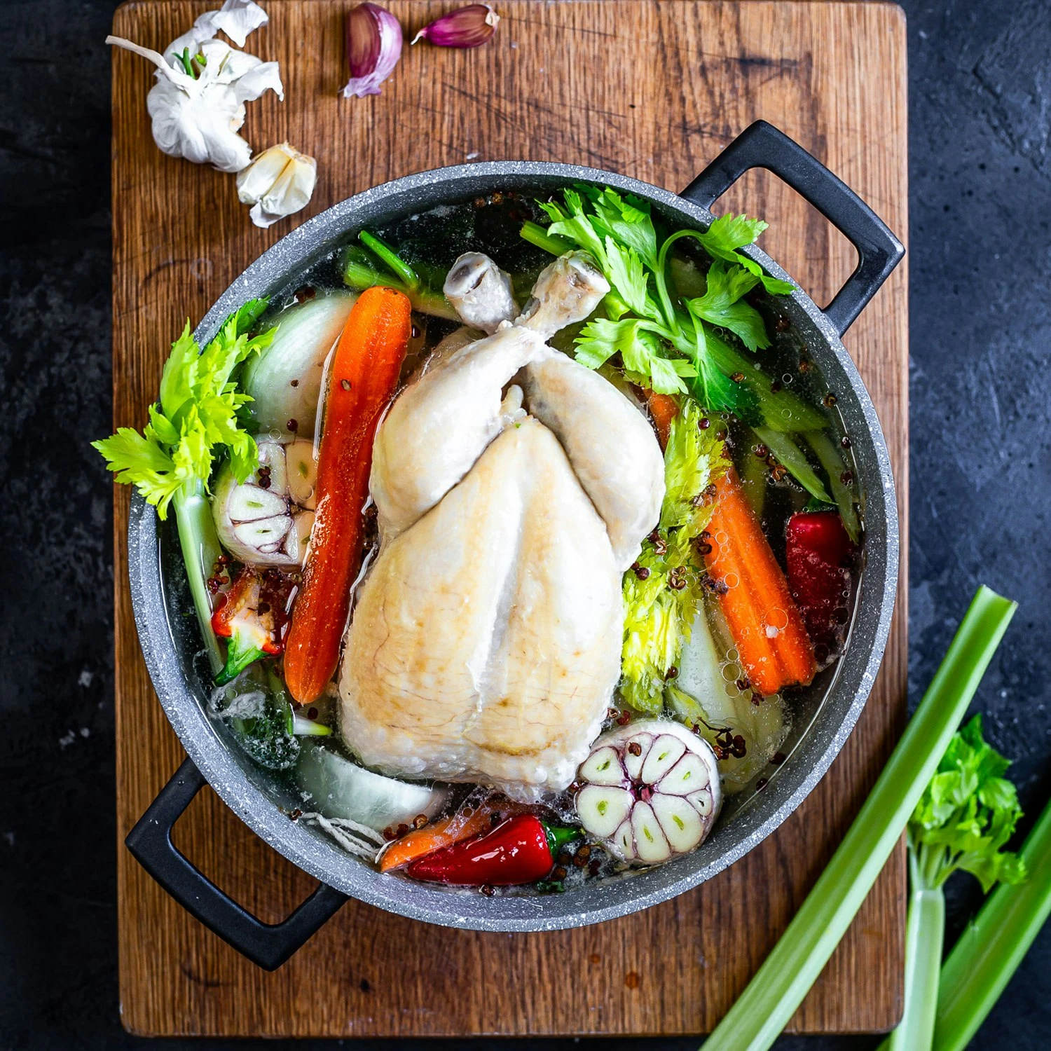 Kitchen Craft MasterClass Kasserolle Schwarz, 4 L 2 Kitchen Craft MasterClass Kasserolle Schwarz, 4 L – Bild 2