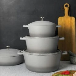 Kitchen Craft MasterClass Kasserolle Grau, 2,5 L 9 Kitchen Craft MasterClass Kasserolle Grau, 2,5 L -Deutschland Kochzauber Verkaufs-Shop kitchen craft masterclass casserole grey 2