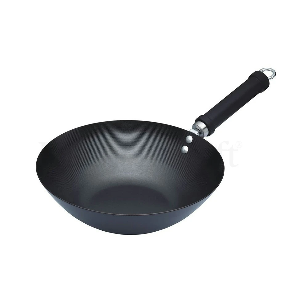 Kitchen Craft Oriental Wok 265mm, Carbon Stahl 1 Kitchen Craft Oriental Wok 265mm, Carbon Stahl