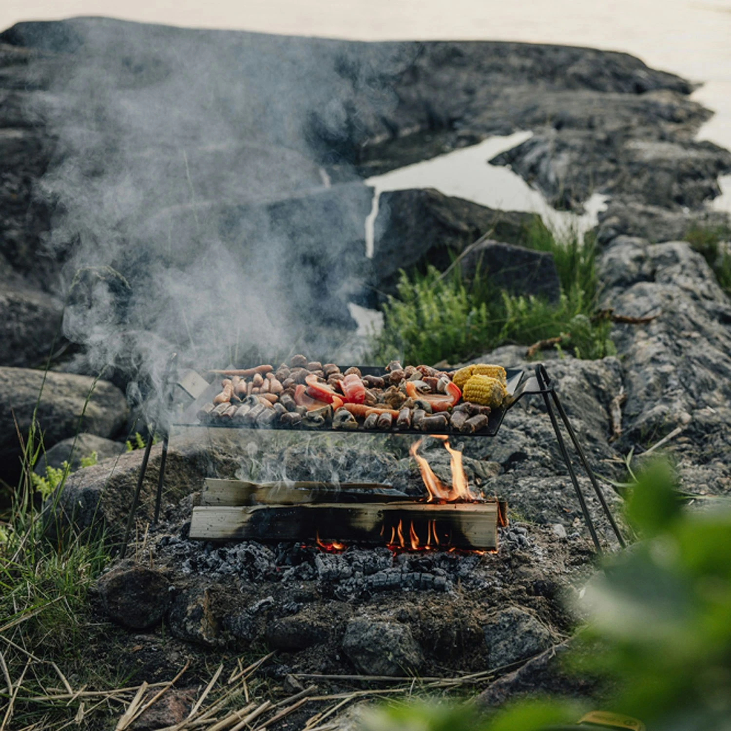 Kockums Jernverk Grill Karbonstahl, 63x27 Cm 2 Kockums Jernverk Grill Karbonstahl, 63x27 Cm – Bild 2