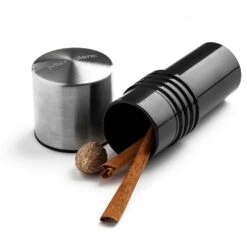 Microplane Gewürzmühle, Schwarz / Edelstahl -Deutschland Kochzauber Verkaufs-Shop microplane gewurzmuhle schwarz edelstahl 2