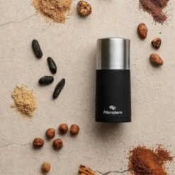 Microplane Gewürzmühle, Schwarz / Edelstahl -Deutschland Kochzauber Verkaufs-Shop microplane gewurzmuhle schwarz edelstahl 4