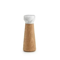 Normann Copenhagen Craft Salzmühle Klein, Weiss/Eiche
