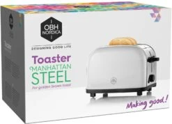 OBH Nordica Toaster Manhattan 2 Scheiben -Deutschland Kochzauber Verkaufs-Shop obh nordica toaster manhattan 2 scheiben 4