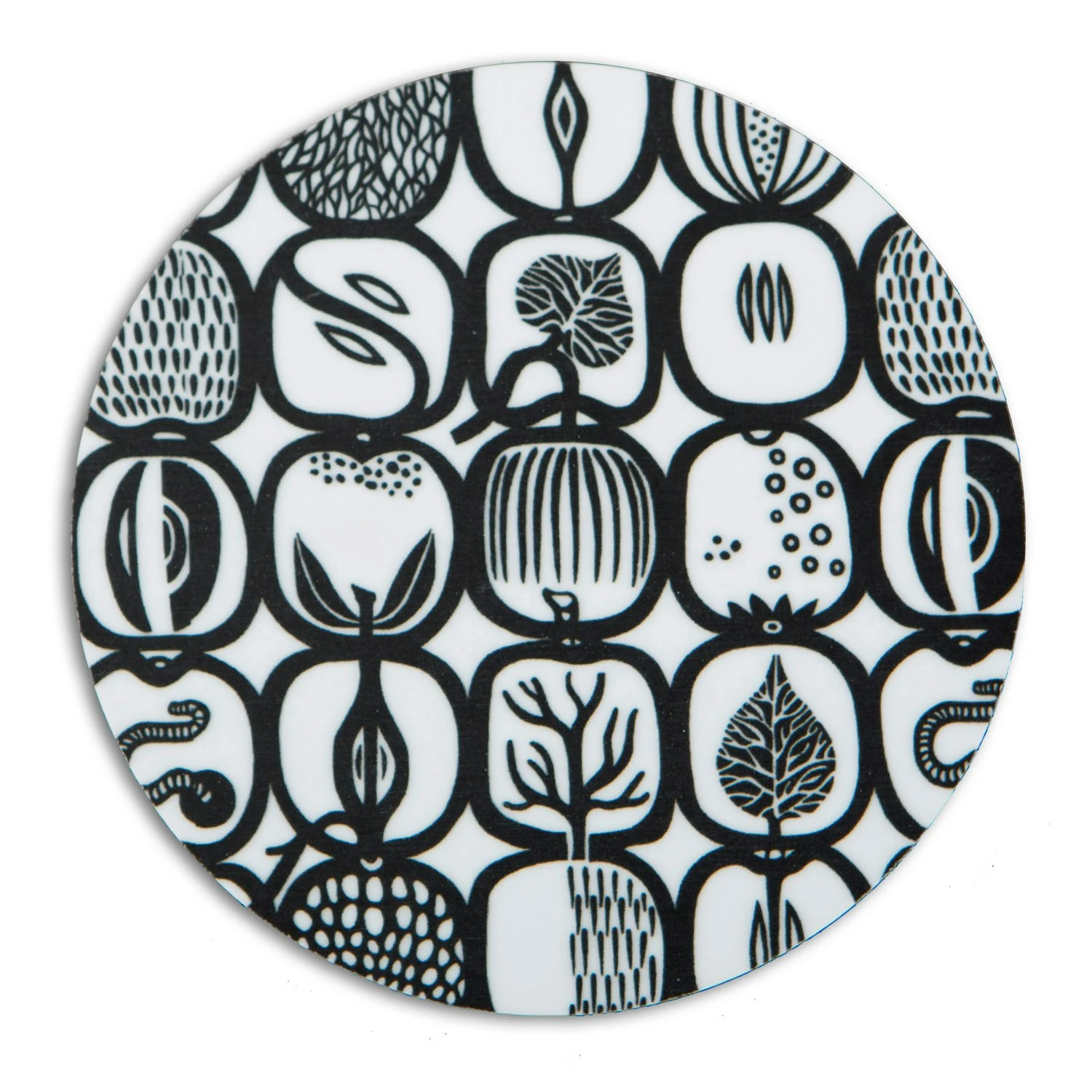 Stig Lindberg Fruktlåda Pot Coaster, Ø21 Cm 1 Stig Lindberg Fruktlåda Pot Coaster, Ø21 Cm