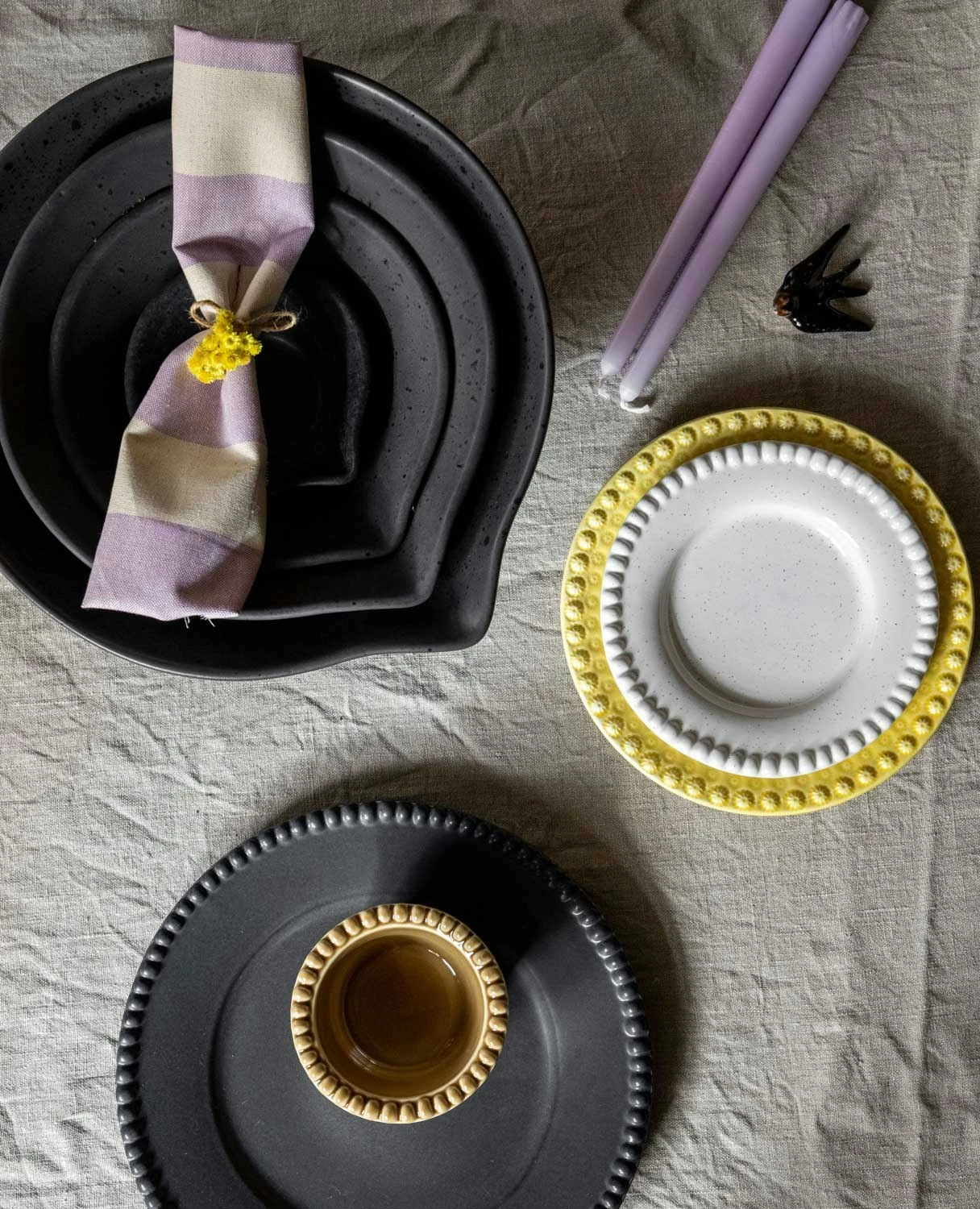 Peep Schüssel 35 Cm, Schwarz Matt 5 Peep Schüssel 35 Cm, Schwarz Matt – Bild 5