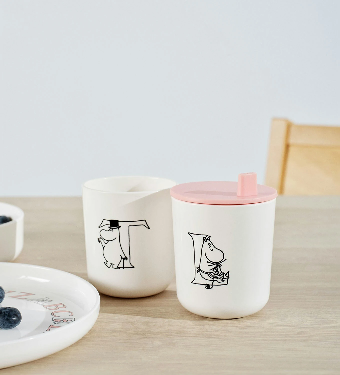 RIG TIG Moomin ABC Deckel Für Tasse, Salmon 2 RIG TIG Moomin ABC Deckel Für Tasse, Salmon – Bild 2