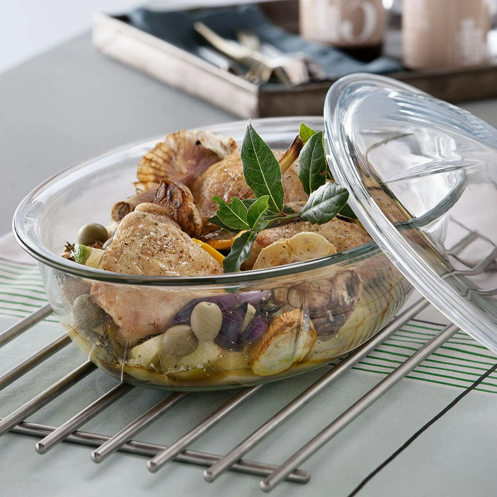 Grand Cru Auflaufform Mit Glasdeckel, 5,4L 2 Grand Cru Auflaufform Mit Glasdeckel, 5,4L – Bild 2