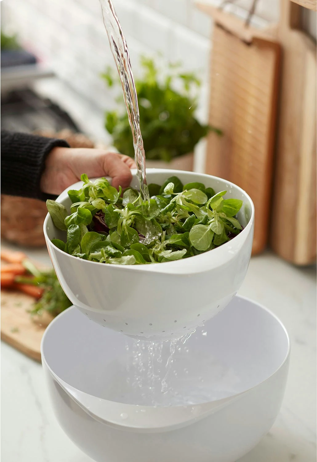 Rosti Margrethe Sieb 4 L, Weiß 3 Rosti Margrethe Sieb 4 L, Weiß – Bild 3