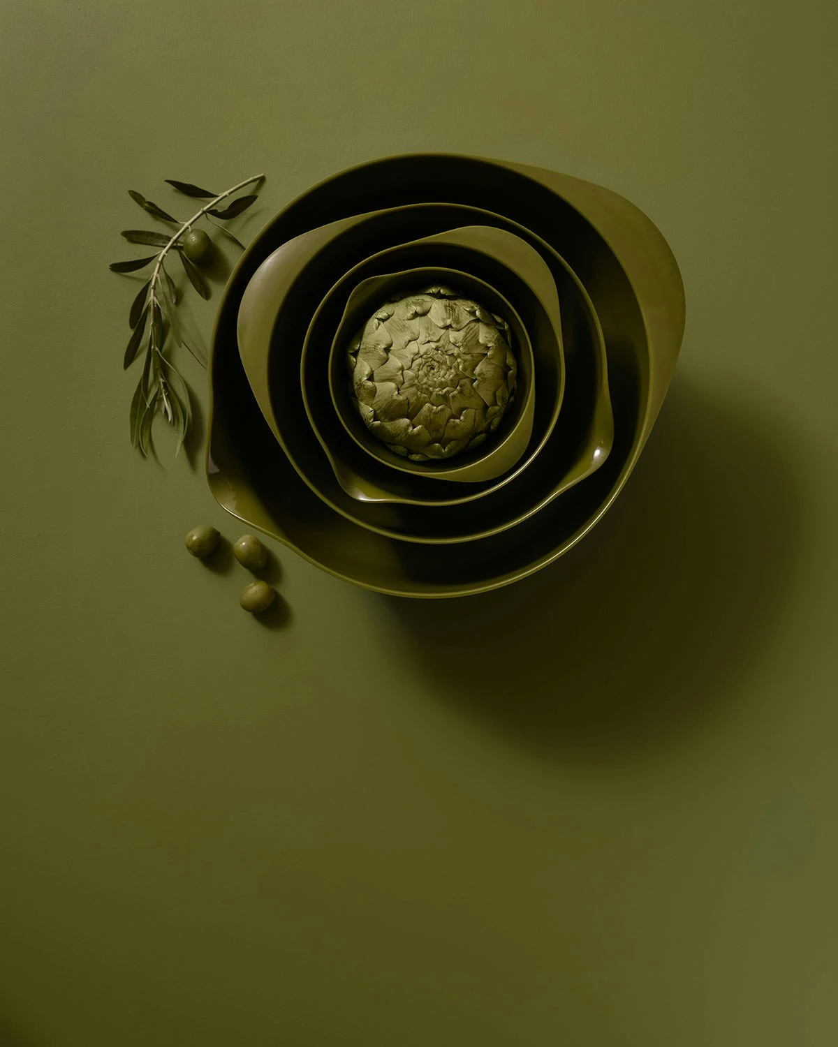 Rosti Margrethe Schüssel Olive, 3 L 2 Rosti Margrethe Schüssel Olive, 3 L – Bild 2