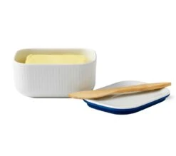Royal Copenhagen White Fluted Butterdose -Deutschland Kochzauber Verkaufs-Shop royal copenhagen white fluted butterdose 2