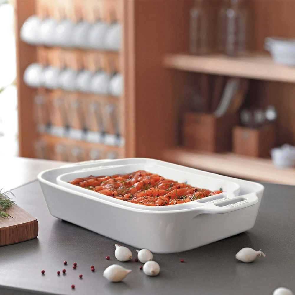 Staub Auflaufform 27 X 20 Cm, Weiss 3 Staub Auflaufform 27 X 20 Cm, Weiss – Bild 3