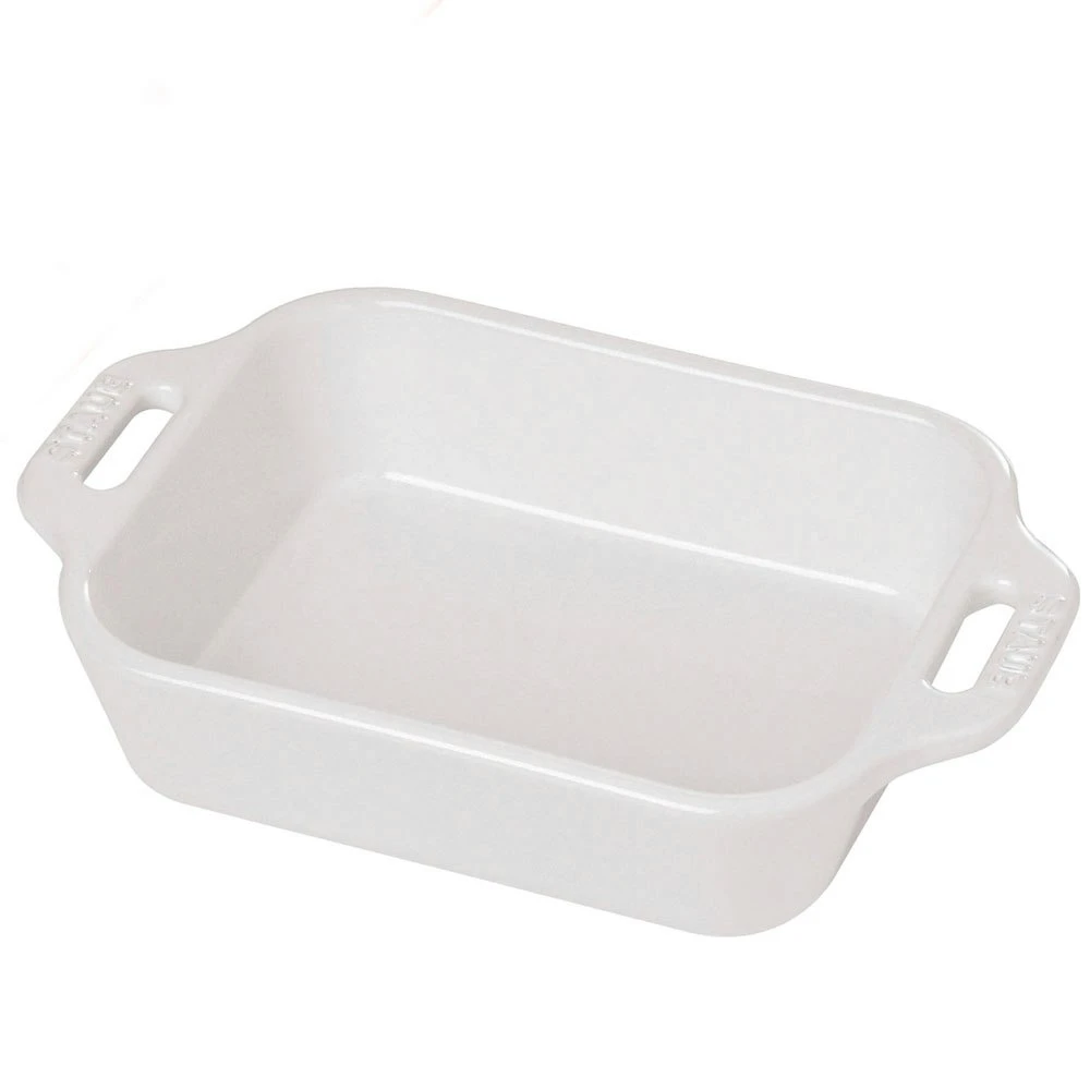 Staub Auflaufform 27 X 20 Cm, Weiss 1 Staub Auflaufform 27 X 20 Cm, Weiss