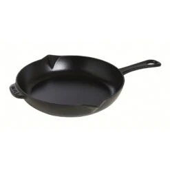 Staub Cast Iron Frying Pan, Black