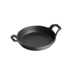Staub Medium Round Dish In Cast Iron, Black