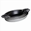 Staub Ovale Form Aus Gusseisen 21 Cm, Grau