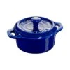 Staub Round Cocotte In Cast Iron 25 Cl, Dark Blue